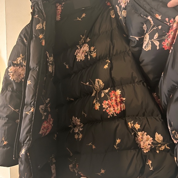 COPY - R13 UPSIDE-DOWN COAT IN FLORAL ON BLACK : NWOT : SMALL - Picture 7 of 13